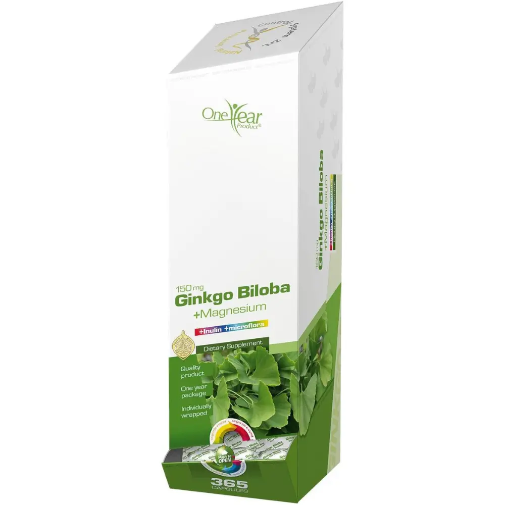 NICS Ginkgo biloba 150mg + Magnézium kapszula kép